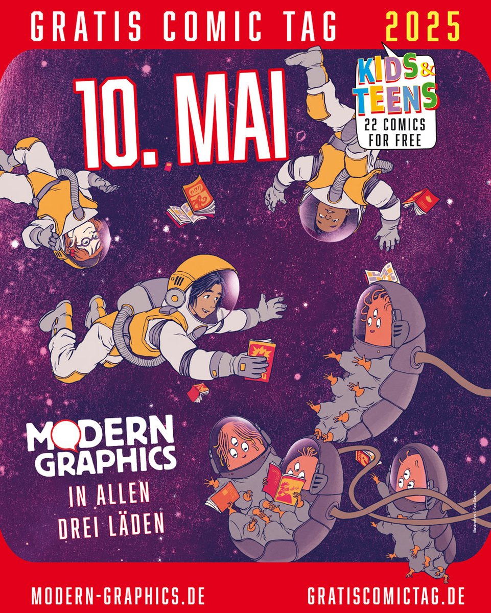 comicschau's tweet photo. Nicht vergessen: Heute ist Gratis Comic Tag - es gibt also kostenlose Comics für alle! Wie das geht? Haben wir erklärt!
Mehr dazu: https://t.co/VCsnQrGlSB
#gratiscomictag #deutschland https://t.co/96K0KP60bS