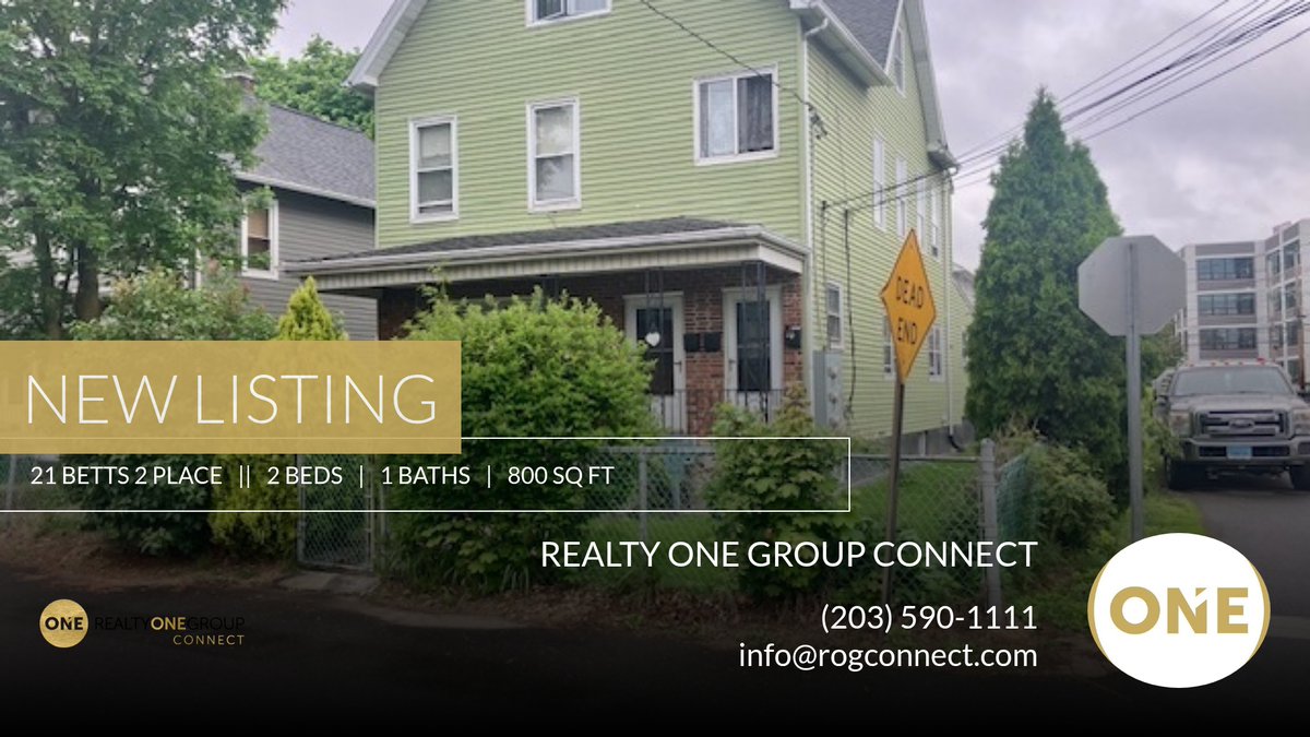 rogconnect's tweet image. 📍 New Listing 📍 Take a look at this fantastic new property that just hit the market located at 21 Betts 2 Place in Norwalk. Reach out here or at (203) 980-2509 for more information

Realty ONE Group Connect
A Modern, Lifestyle Re... homeforsale.at/21_BETTS_2_PLA…