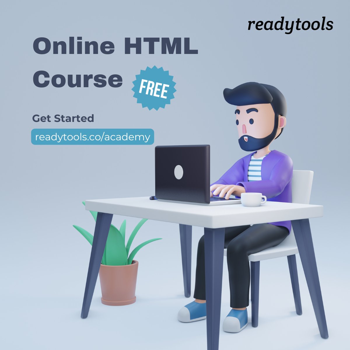 readytoolsco's tweet photo. π Start learning HTML β for FREE!
The ReadyTools Academy is live with beginner-friendly lessons that make web development easy and fun.
π https://t.co/3FzNv7YXo7
#HTML #LearnToCode #WebDev #FreeCourse #ReadyTools #CodingForEveryone https://t.co/mrklIW2F5c