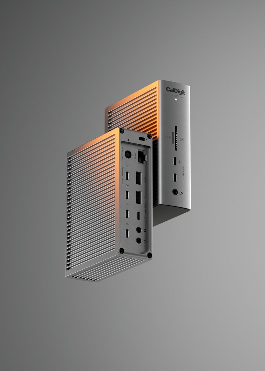 Calldigit TS5 Dock 3D Visualization 
Behance Portfolio: lnkd.in/ggWC9VbV #cinema4d #redshift