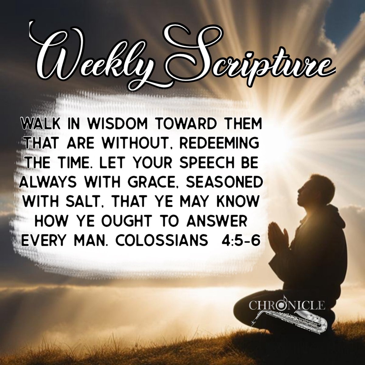 ChronicleGospel's tweet photo. 🙏 Dear Lord help us to be the witness You would have us to be. 🙏
https://t.co/y2vK7FYtHZ
#scripture #scripturetruth #bibleverse #Bible #JesusIsLord #Jesus #Jesussaves #gospel #southerngospelmusic #gospelmusic #saxophone #saxophonist #SAX #saxophoneplayer #saxophonelife https://t.co/Z1KzpIw5C5