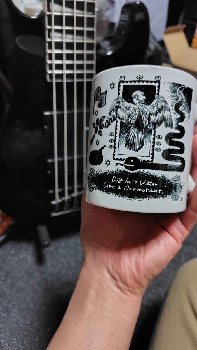 メロメ先生（<a href="/qumolilon/">町田メロメ</a> ）のデザインのマグカップとかTシャツ届いたよ！マグカップがかなりいい感じ！