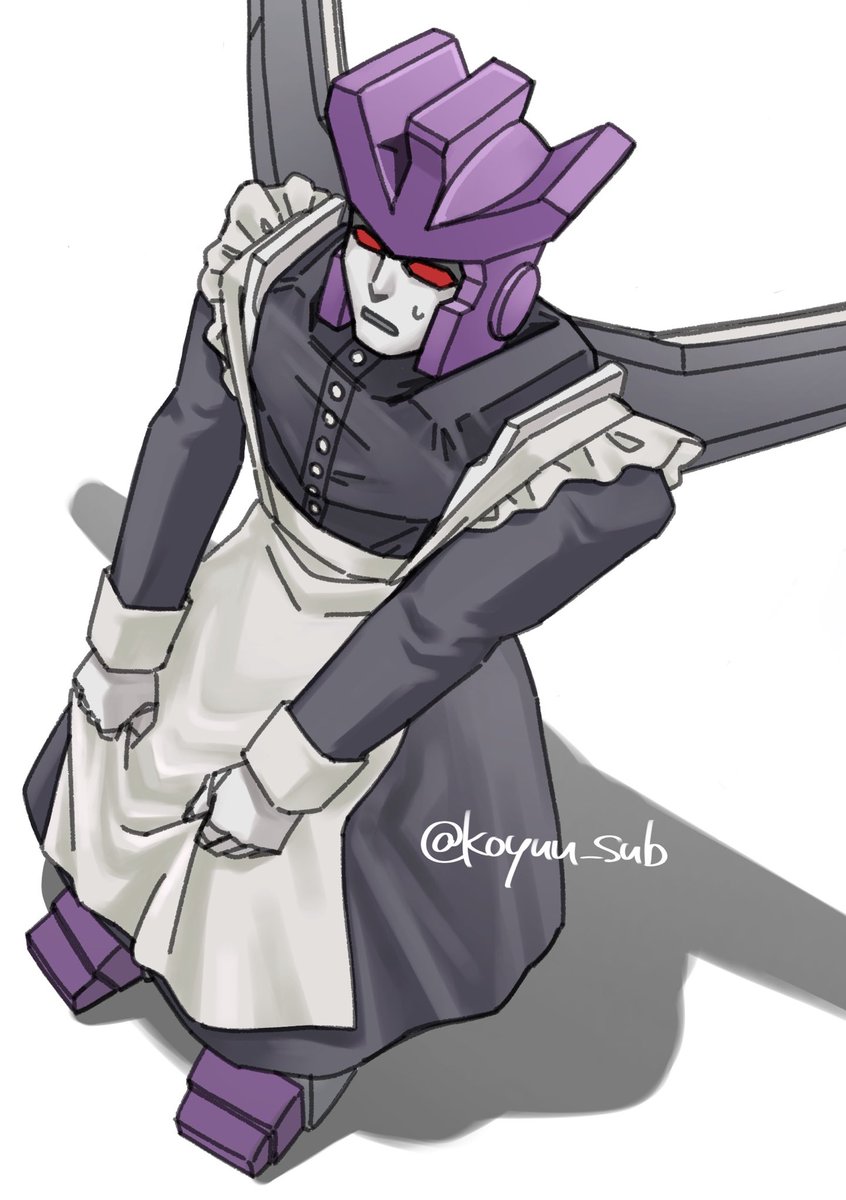 ⚠️ロボ着衣🤖
メイドの日なんですか？まとめて再掲するか