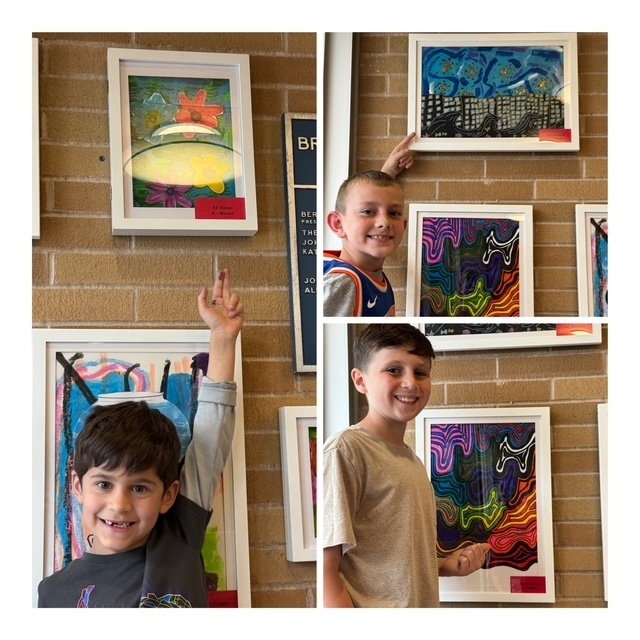 Our Brookside Art Gallery Wall has been updated for May! Stop by to check out the beautiful new artwork created by our talented student artists. Don’t forget to congratulate them on their creativity and hard work! #BESTatBrookside