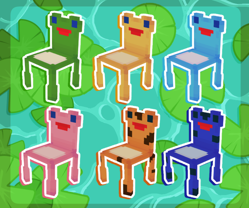 razzbubby's tweet photo. FROGGY CHAIR!
#blockbench https://t.co/JxMiz1K6xr
