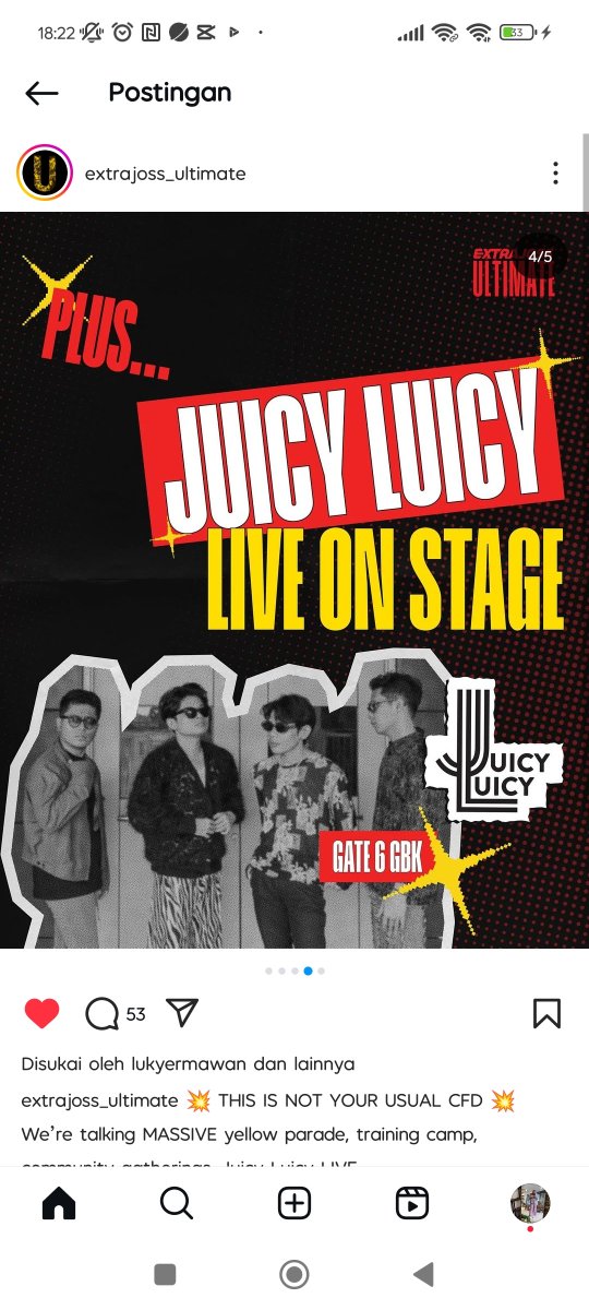 maylafaisha55's tweet photo. Ada yang mau nonton juicy luicy bareng gaaaak besok hari minggu nanti bisa ketemuan di gate 6 gbk ya ! Gratis cuyyyyyy kapan lagi coba https://t.co/aIexZz7MBc