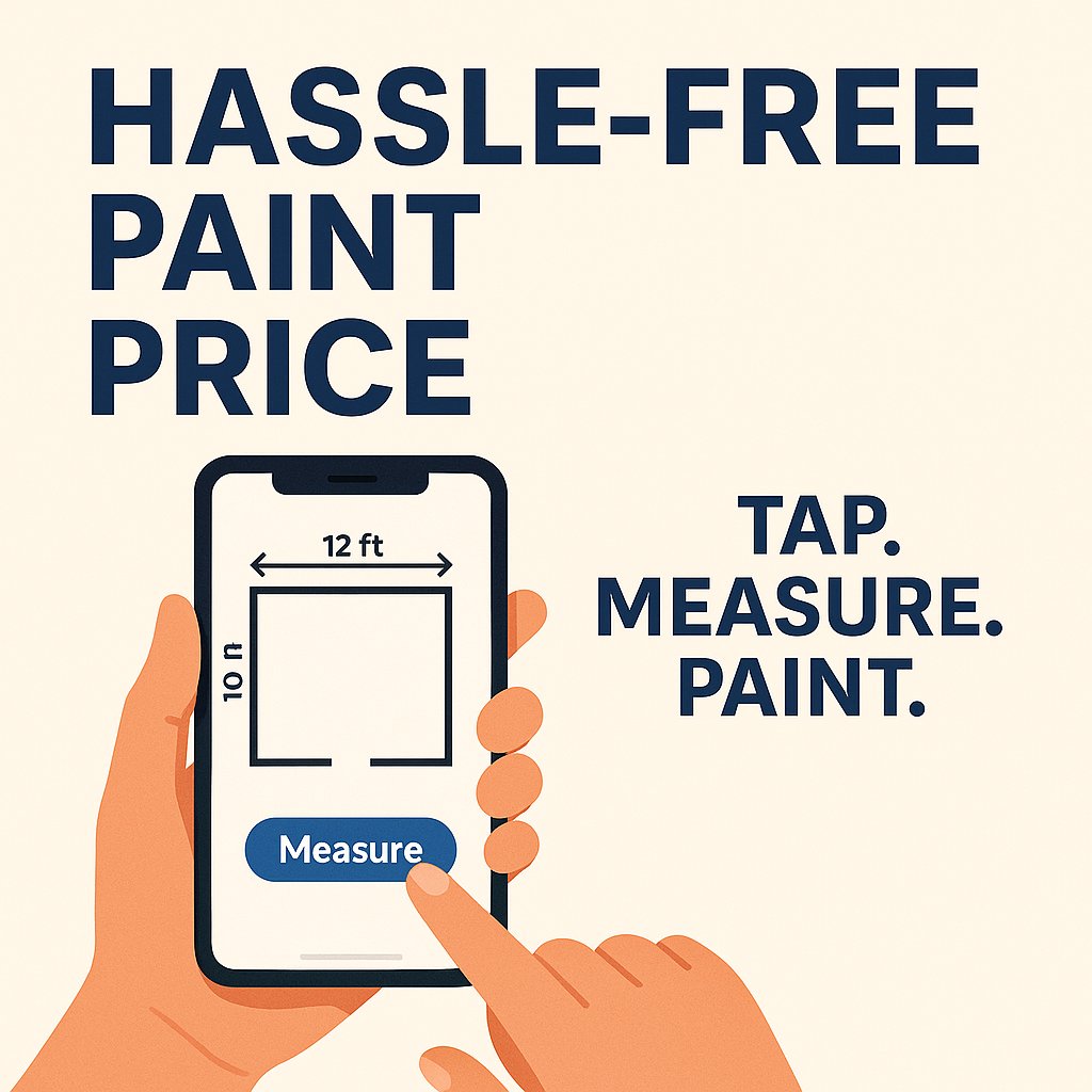 Tap. Measure. Paint.  

Starting in Maryland.

paint.bylt.now