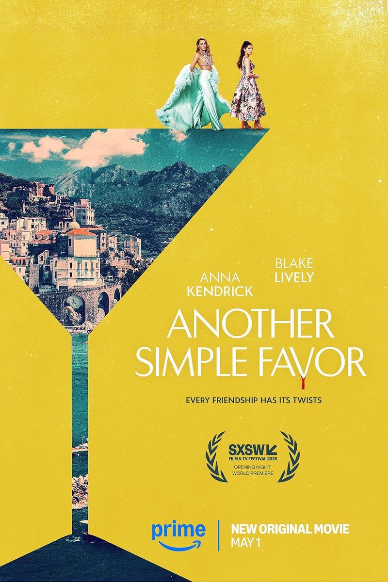 yunamovie1's tweet photo. ポスターセンスが良すぎてずっと見ちゃう
#SimpleFavor
#AnotherSimpleFavor https://t.co/lupsGG1mm6