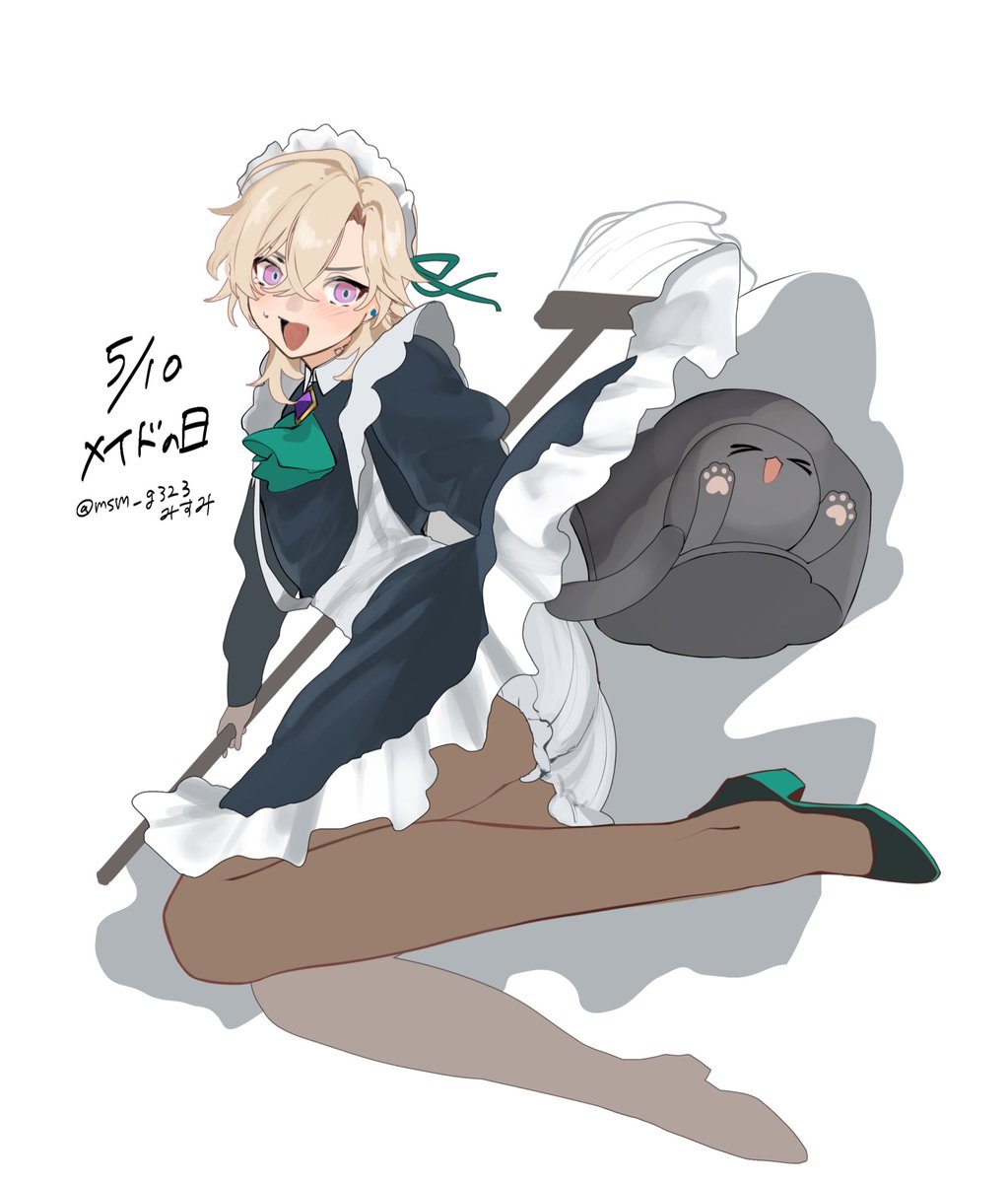 msm_g323's tweet photo. メイドの日チュリ～(生産元レイチュリ) https://t.co/UT04rAzVLk