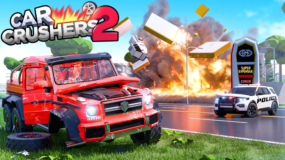 The update is now out! 🥳
🚨 4 New Vehicles
🚙 4 Remodelled Cars
💵 'Money Per Mile' stat for all cars
💰 Money &amp; Platina income from Driving
⛽ Explosive Gas Station
🏆 Challenge Event with prizes
⚠️ Code 'GASHAZARD'

Check it out: roblox.com/games/654732683