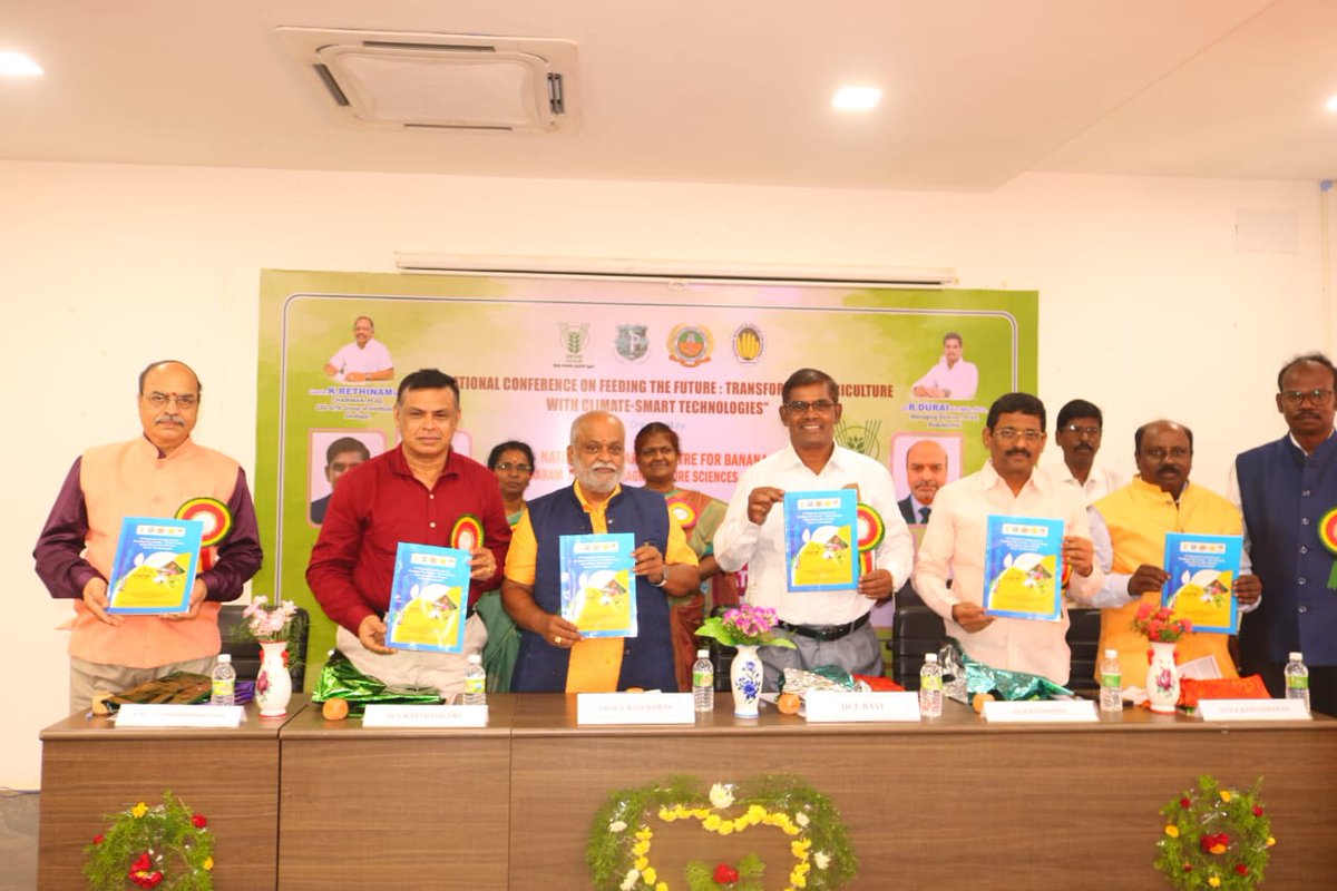 Delivered  lecture on “Building Smallholder Resilience to Climate Change in Agriculture” at the National Conference on Transforming Agriculture with Climate-Smart Technologies at Pushkaram College of Agriculture, #Pudukkottai. #ClimateSmartAg #Smallholders