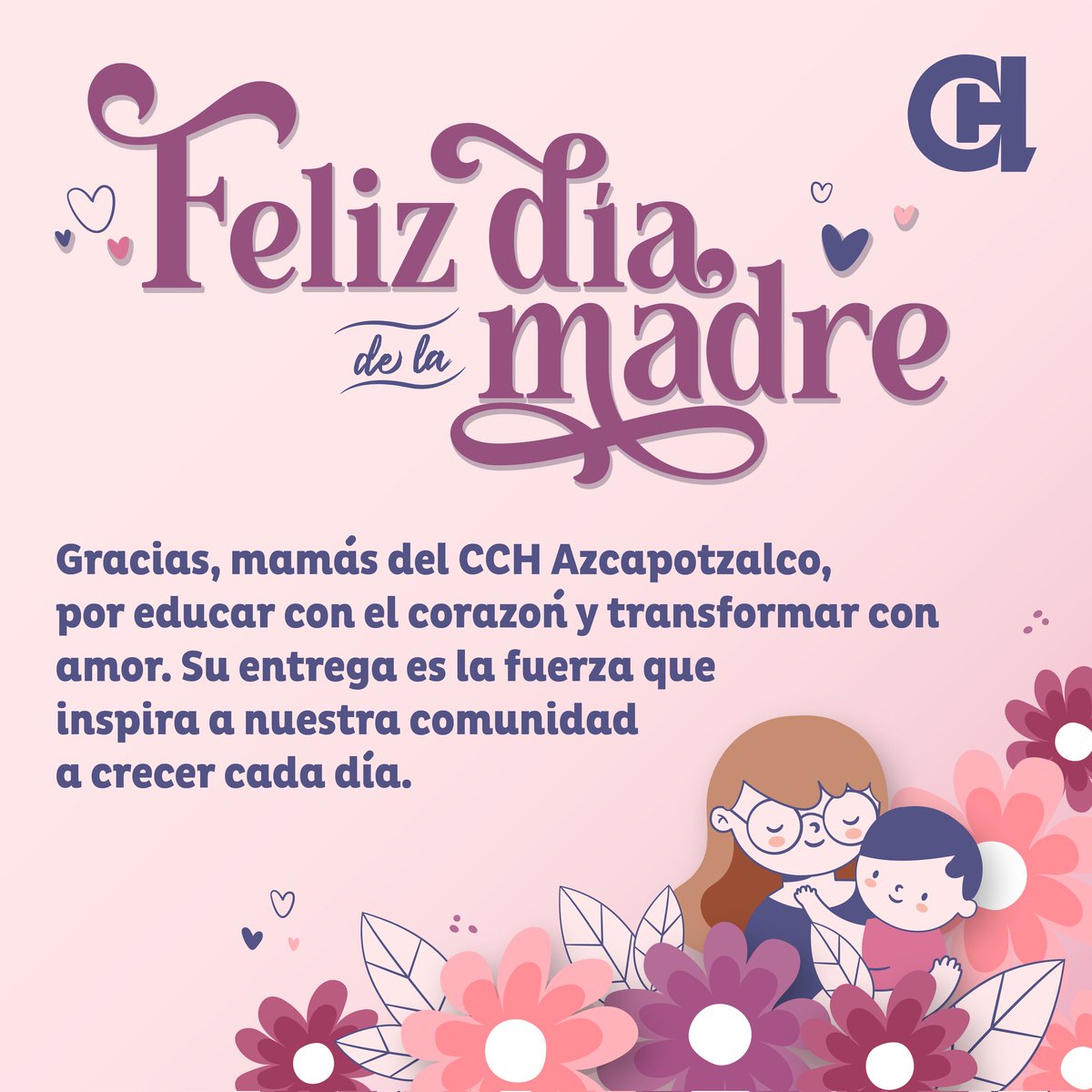 CCH Azcapotzalco (@cchazcapounam) on Twitter photo ¡Feliz Día de las Madres a todas las mamás del <a href="/CCHAzcapoUNAM/">CCH Azcapotzalco</a> ! Gracias por su amor, fuerza y dedicación cada día. ¡Hoy celebramos su grandeza!
¡Felicidades! ❤️🔥🌷✨ ¡Feliz Día de las Madres a todas las mamás del <a href="/CCHAzcapoUNAM/">CCH Azcapotzalco</a> ! Gracias por su amor, fuerza y dedicación cada día. ¡Hoy celebramos su grandeza!
¡Felicidades! ❤️🔥🌷✨