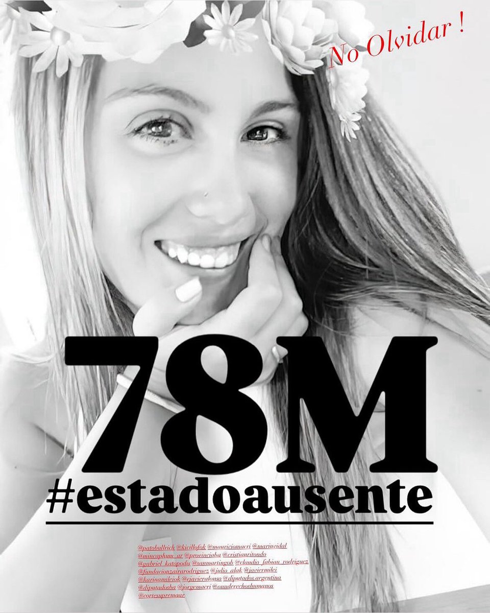 Los Gobiernos pasan Buscando un VOTO y después dejan Promesas Incumplidas .
Pónganse a Trabajar .
<a href="/MinSeguridad_Ar/">Ministerio de Seguridad Nacional</a>
<a href="/BAProvincia/">Gobierno PBA</a>
<a href="/ONU_derechos/">ONU Derechos Humanos - América del Sur</a> <a href="/DiputadosAR/">Diputados Argentina</a> <a href="/SenadoArgentina/">Senado Argentina</a>