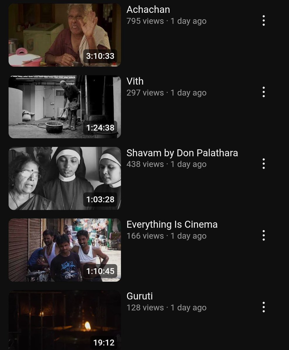 CinemaRare (@cinemararein) on Twitter photo Filmmaker <a href="/DonPalathara/">Don Palathara</a> has made some of his films available for FREE viewing on his YouTube channel.
Shavam (2015)
Vith (2017)
Everything Is Cinema (2021)
Achachan (2021 cut of his 2016 documentary)
Guruti (2022, short film)
Link: youtu.be/F2Vp2ES4ilA?siโฆ
English subs Filmmaker <a href="/DonPalathara/">Don Palathara</a> has made some of his films available for FREE viewing on his YouTube channel.
Shavam (2015)
Vith (2017)
Everything Is Cinema (2021)
Achachan (2021 cut of his 2016 documentary)
Guruti (2022, short film)
Link: youtu.be/F2Vp2ES4ilA?siโฆ
English subs