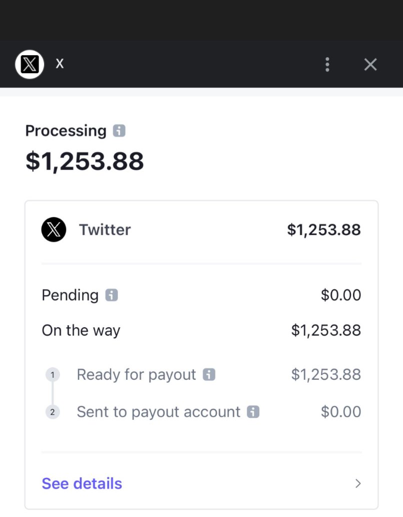 imkiddingrelax1's tweet image. Thank you @elonmusk and @X for my awesome payout!!!