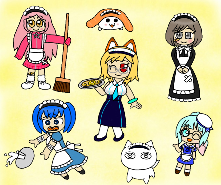 メイドの日
 #pw_お絵描き部 
