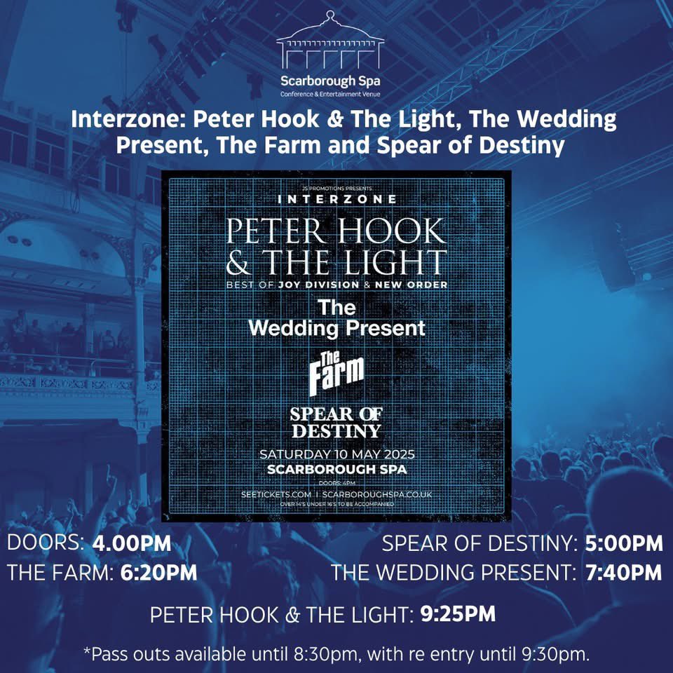 People of Hull We Thank You, Fantastic Evening...
TODAY we are at the seaside, come see us play at this great event at Scarborough Spa, brilliant bands, brilliant setting and US! Doors 4pm with SPEAR hitting the stage at 5pm Sharp!