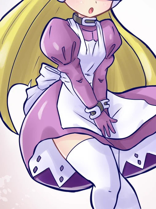 #メイドの日 なのでメイドっぽいキャラ再掲( ੭˙ᗜ˙)੭ 