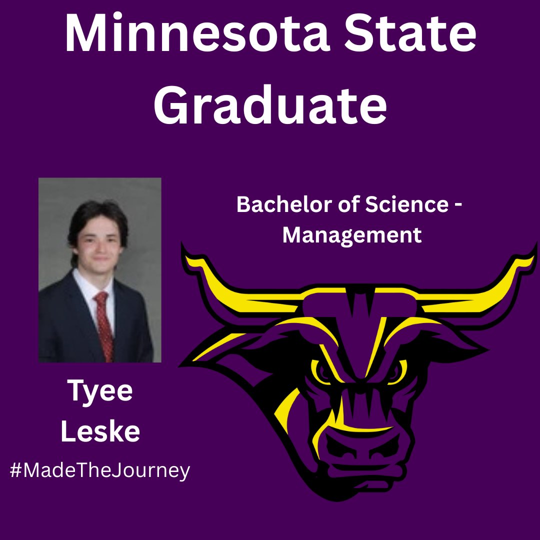 Maverick Football Scoop (@maverick_scoop) on Twitter photo Minnesota State Football celebrates <a href="/tyee_leske/">Tyee Leske</a> on his Bachelors Degree from Minnesota State University. We thank you for your time as a Maverick! 🤘😈 #MavFam Minnesota State Football celebrates <a href="/tyee_leske/">Tyee Leske</a> on his Bachelors Degree from Minnesota State University. We thank you for your time as a Maverick! 🤘😈 #MavFam