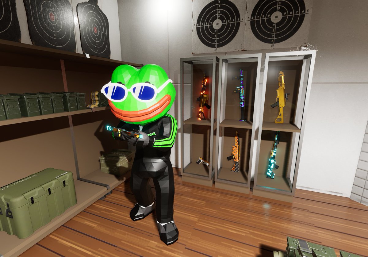 Tech3Play's tweet image. Markets are green 🟢 
Lobbies are red 🔴

And the @CROAK_on_linea is ready and picking their weekend weapon 🐸🔫
Hope you brought backup - it’s about to get sweaty.

#T3Play #PolyGunnerz #WeekendTakeover