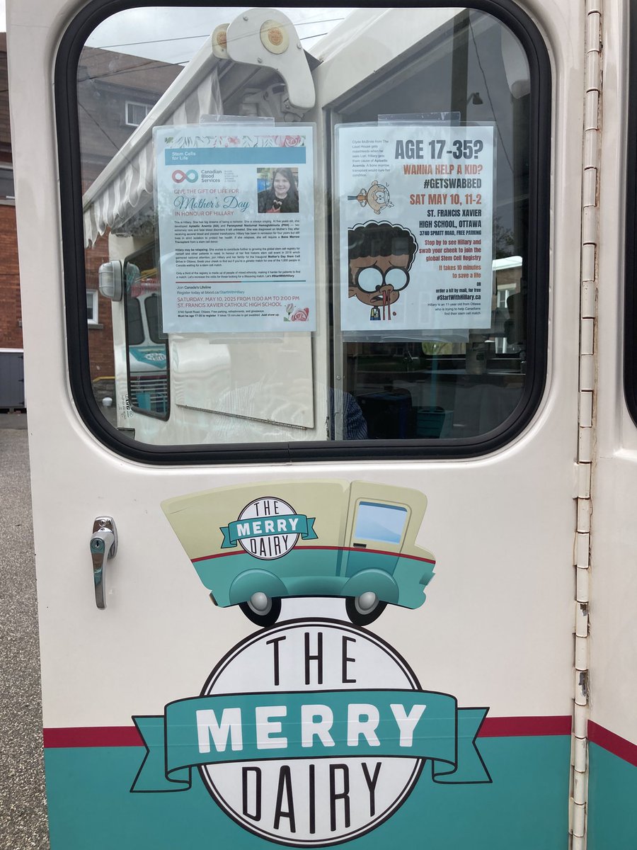 The Merry Dairy (@themerrydairy) on Twitter photo Good morning to all on this lovely lovely Saturday morning. And might it be a great morning to get swabbed? <a href="/StartWithHills/">Hillary McKibbin</a> and many others will be at St Francis Xavier high school today between 11 and 2pm (we’ll be there by 12:30) including the amazing team of <a href="/CanadasLifeline/">Canadian Blood Services</a> Good morning to all on this lovely lovely Saturday morning. And might it be a great morning to get swabbed? <a href="/StartWithHills/">Hillary McKibbin</a> and many others will be at St Francis Xavier high school today between 11 and 2pm (we’ll be there by 12:30) including the amazing team of <a href="/CanadasLifeline/">Canadian Blood Services</a>