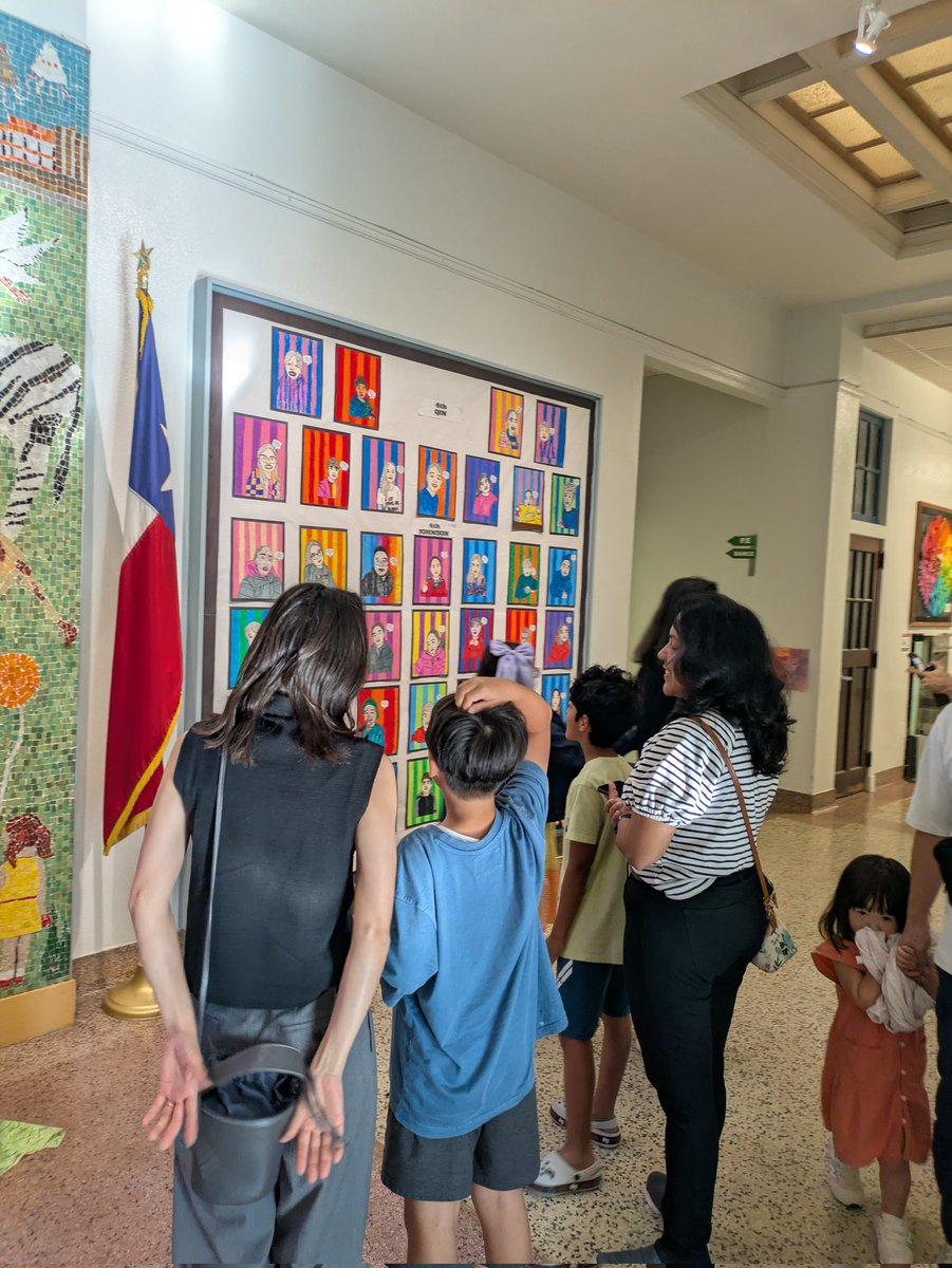 A big congratulations to Teacher Morales on his very first successful Art Show, highlighting our 2nd and 4th grade students' creativity!