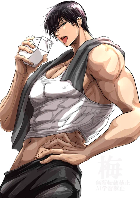 Toji お風呂上がり アニメ塗り練習