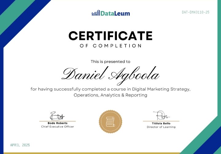 oloriebi272's tweet photo. and opportunity to grow.
Shoutout to my teammates Hammed Adedokun and Deborah Solomon ,To Mr. Ahuose for the support.
Canโt wait to help brands stay ahead of the curve!
\#DigitalMarketing #Skills #Dataleum #Growth #EmailMarketing https://t.co/fHh9wLqkrQ
