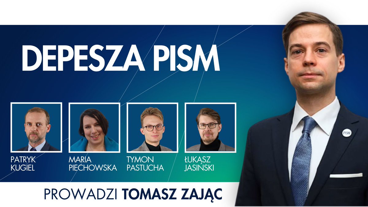 PISM (@pism_poland) on Twitter photo 🎙️ Dzisiaj - wyjątkowo - Depesza w sobotę, a w niej rozmowy <a href="/T_Zajac_/">Tomasz Zając</a> z ⬇️
🔹 <a href="/PKugiel/">Patryk Kugiel</a> o eskalacji na linii Indie-Pakistan;
🔹 <a href="/M_Piechowska/">Maria Piechowska</a> i <a href="/TymonPastucha/">Tymon Pastucha</a> o porozumieniu USA-Ukraina;
🔹 <a href="/ukaszJasiski12/">Łukasz Jasiński</a> o nowo powołanym kanclerzu Niemiec.
🔊 Zapraszamy do słuchania!
Youtube ➡️ 🎙️ Dzisiaj - wyjątkowo - Depesza w sobotę, a w niej rozmowy <a href="/T_Zajac_/">Tomasz Zając</a> z ⬇️
🔹 <a href="/PKugiel/">Patryk Kugiel</a> o eskalacji na linii Indie-Pakistan;
🔹 <a href="/M_Piechowska/">Maria Piechowska</a> i <a href="/TymonPastucha/">Tymon Pastucha</a> o porozumieniu USA-Ukraina;
🔹 <a href="/ukaszJasiski12/">Łukasz Jasiński</a> o nowo powołanym kanclerzu Niemiec.
🔊 Zapraszamy do słuchania!
Youtube ➡️