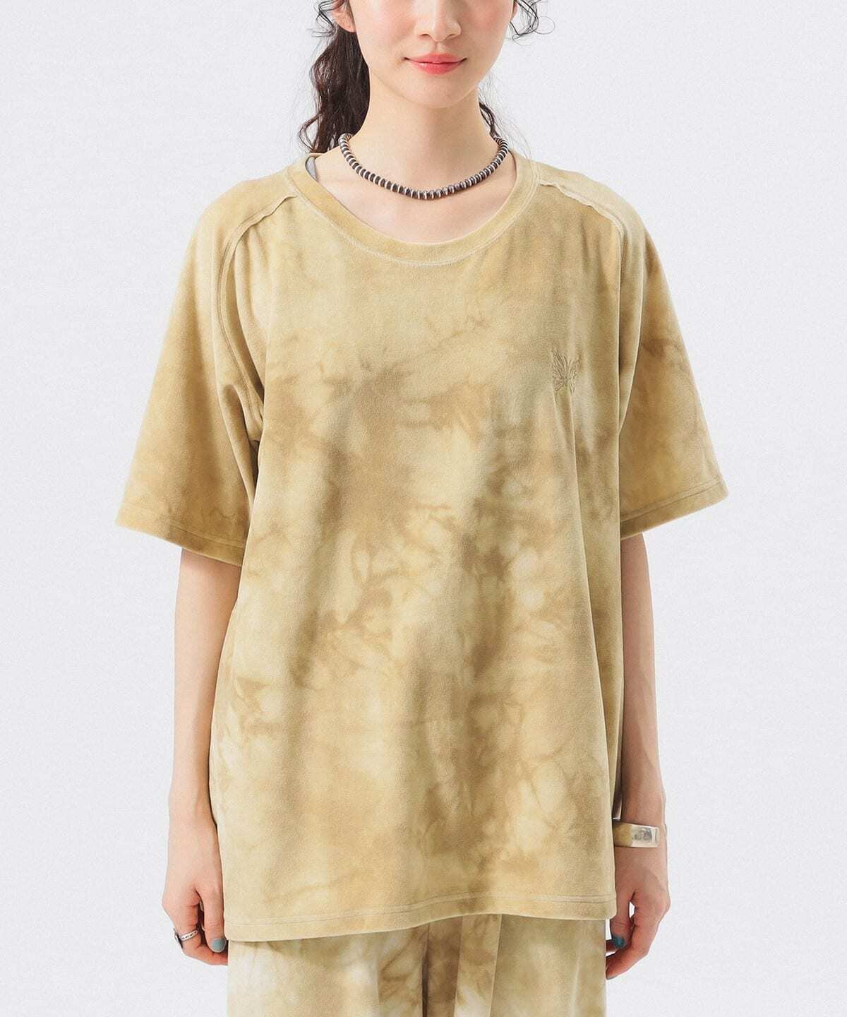 BEAMS BOY × needles 別注　ベロア　クルー 待望の！＜NEEDLES＞×＜BEAMS BOY＞別注アイテム発売