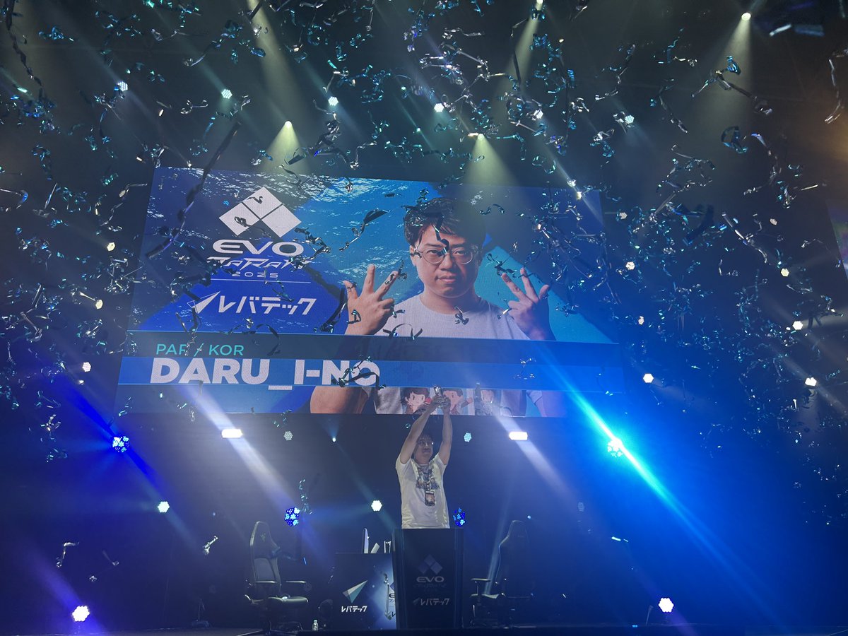 ASW_esports ┃Arc World Tour 2024 (@aswesports) on Twitter photo #EVOJapan2025 #GGST Results.
🥇<a href="/Daru_ino/">PAR | Daru_I-No</a>
🥈<a href="/reddittoXD/">RedDitto</a>
🥉<a href="/summit812/">immortal サミット(summit chipp)</a>
4⃣<a href="/Blueish_Tiger/">ONi | Tiger_Pop @ EVO Japan</a>
5⃣<a href="/pokachansan/">DRX|poka</a>,<a href="/makotyurarin/">ZETA|ちゅらら</a>
7⃣<a href="/TSM_Leffen/">TSM Leffen</a>,<a href="/sanakan787/">EGO | sanakan 🔜 EVO JAPAN 2025</a>
Congratulations!
#AWT25_26 #EVOJapan2025 #GGST Results.
🥇<a href="/Daru_ino/">PAR | Daru_I-No</a>
🥈<a href="/reddittoXD/">RedDitto</a>
🥉<a href="/summit812/">immortal サミット(summit chipp)</a>
4⃣<a href="/Blueish_Tiger/">ONi | Tiger_Pop @ EVO Japan</a>
5⃣<a href="/pokachansan/">DRX|poka</a>,<a href="/makotyurarin/">ZETA|ちゅらら</a>
7⃣<a href="/TSM_Leffen/">TSM Leffen</a>,<a href="/sanakan787/">EGO | sanakan 🔜 EVO JAPAN 2025</a>
Congratulations!
#AWT25_26