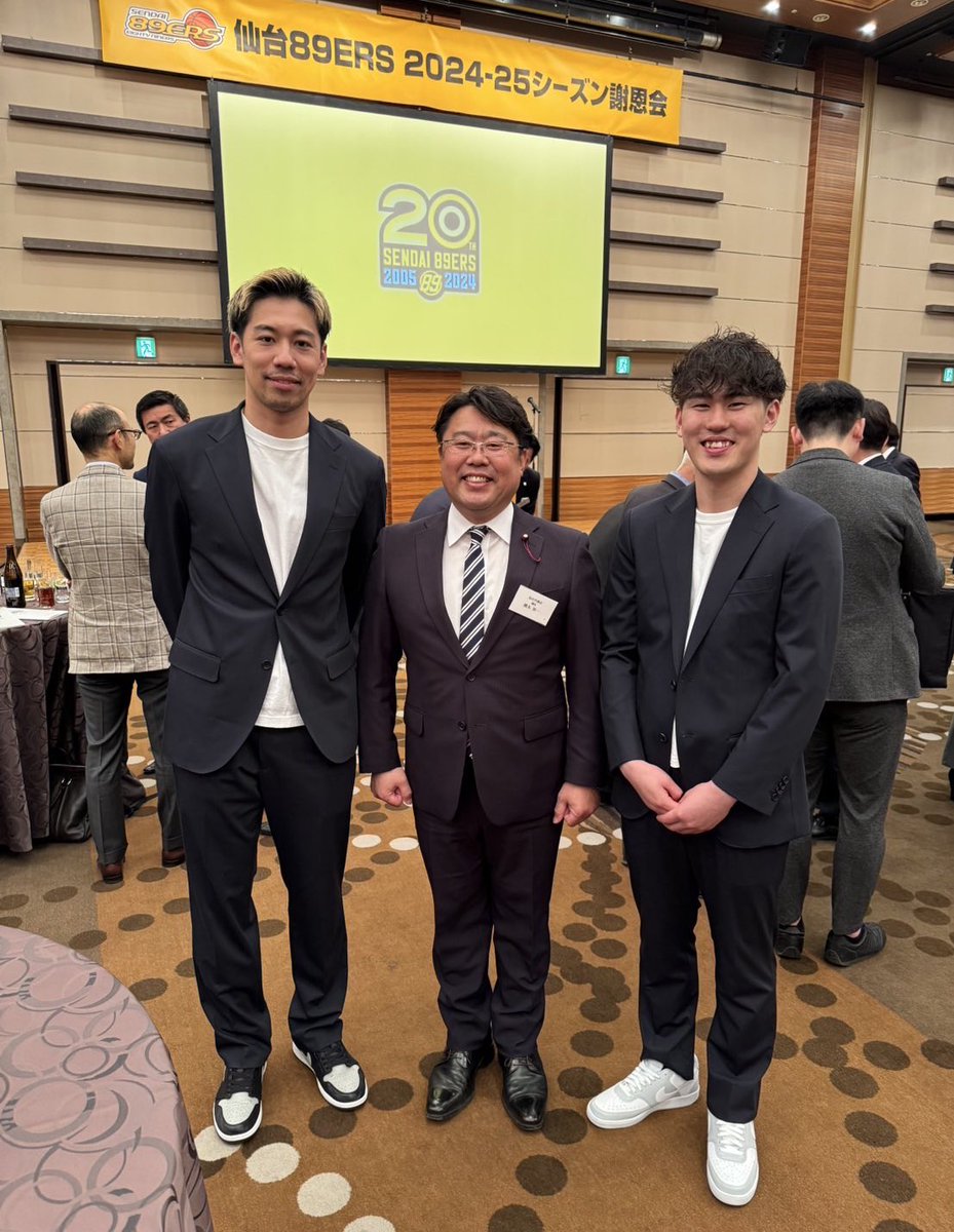 84keiichi's tweet photo. 仙台89ERSシーズン謝恩会に参加致しました！ https://t.co/i8K9UcAC09