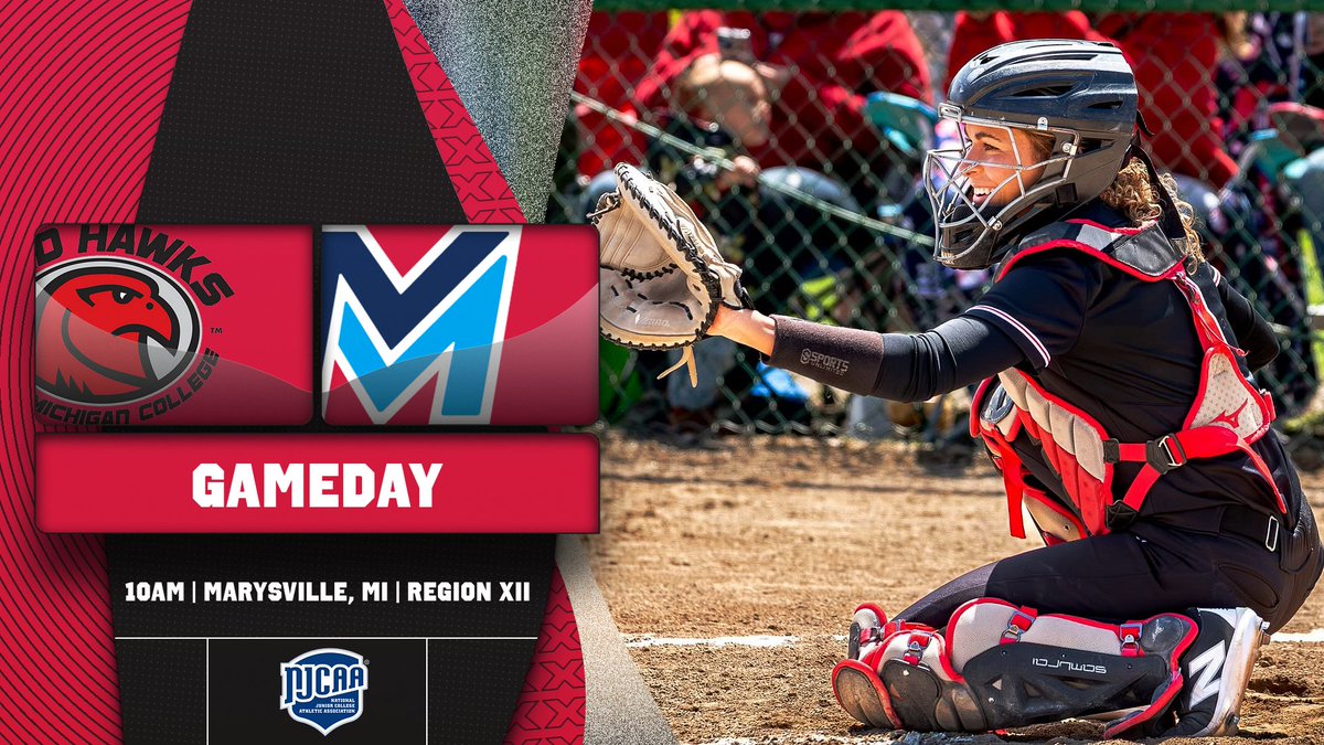 Good morning from Marysville!☀️ The Lady Red Hawks take on the Mid Michigan Lakers as they are two of the three teams left in this Great Lakes District A Tournament 💪🏼 Game time is 10am. LET’S GO! 🥎 

#TalonTough #RedHawkParty #RegionXII
