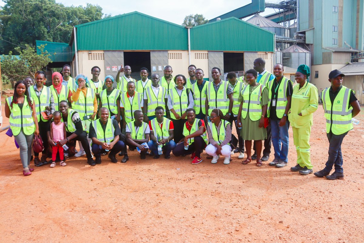 We got a rare opportunity of visiting one of the biggest feed manufacturing companies in Uganda. Thank you 
<a href="/GrainpulseUG/">Grainpulse Limited</a>  
The youth were impressed with the high quality products. Expect orders, especially from Burundi