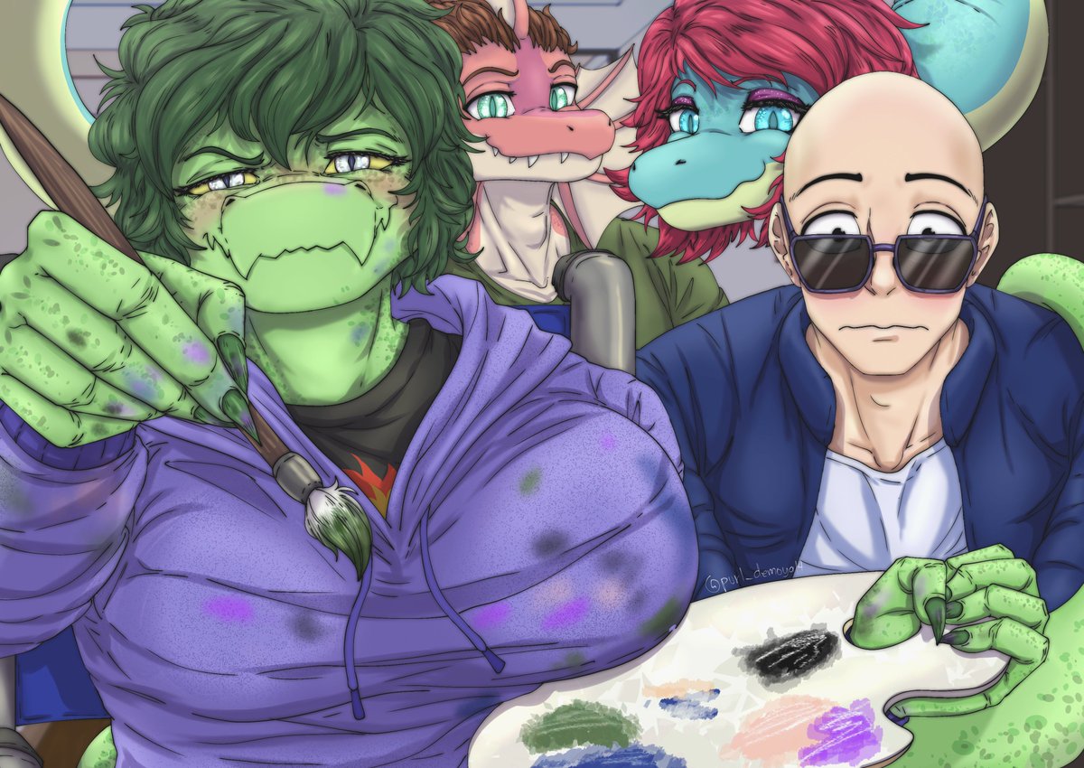 Purl141's tweet photo. "The Past"

It's finally done!!
I hope I didn't disappoint you guys.

( Follow me, if it's not a bother (⁠╥⁠﹏⁠╥⁠) )

#IWaniHugthatGator #Iwanihugthatgatorart #art #digitalart #Snootgame #snootgamefanart #Snootgameart #fanart #ibispaint #wholesome #gator #friendship https://t.co/ojGe39mj86