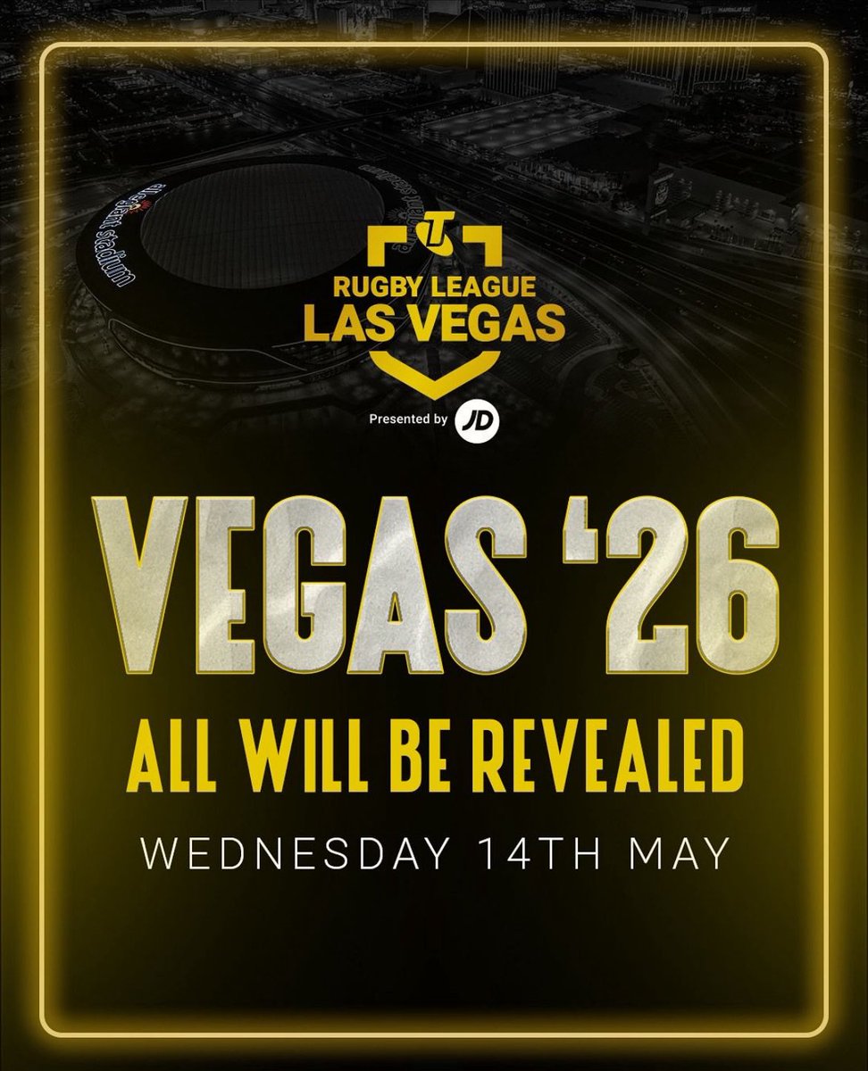 #NRLVegas Let’s go!