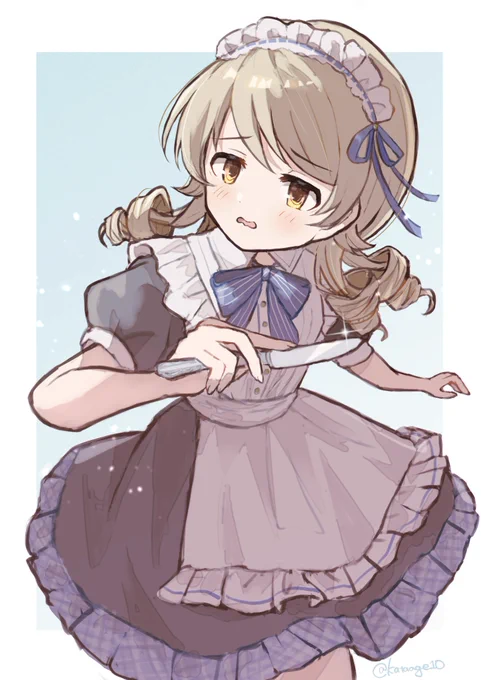 怒らせたらこわそう(?)なメイドくぼ#森久保乃々 
