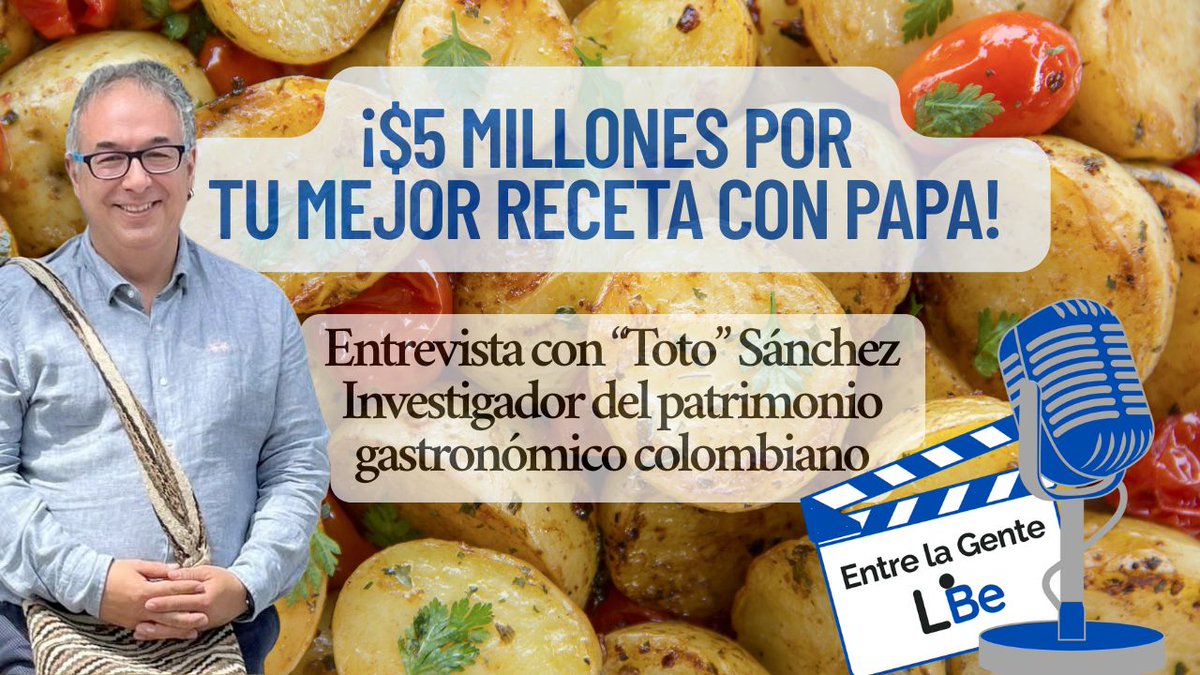 LilianaReporter's tweet photo. ¡$5 millones por tu mejor receta con papa! Concurso destaca sabores del ... https://t.co/KvCsyPJxfN a través de @YouTube @FedepapaOficial #Gastronomía #Concurso https://t.co/NTQWLtlZ1R
