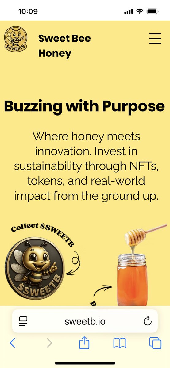 Initial Airdrop is completed… Don’t miss out on the next opportunity to join the SweetB Swarm!

Buzzing with a Purpose

🚀 $SWEETB is about to launch.
✅ Follow us on X
✅ Like &amp; Repost
✅ Drop your SOL address on X

x.com/SweetBeeHoney25

🎯 First 1,000 wallets receive