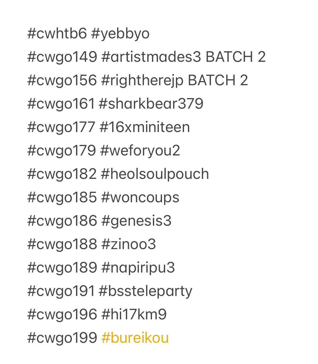 Following GO are ready for collection

Deadline 20 May forms.gle/D2SpAmyEZhRJth…