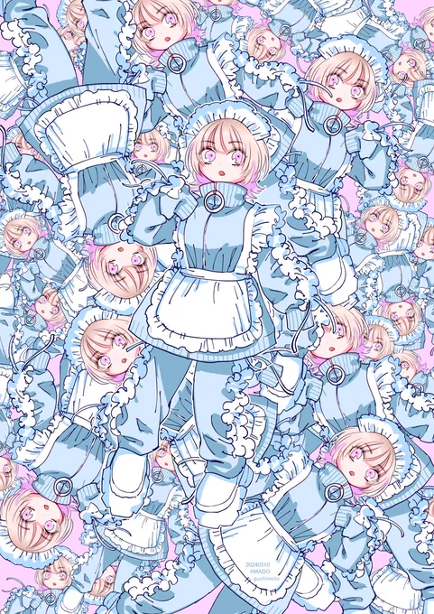 #メイドの日 残機無限ちゃんジャージメイド 