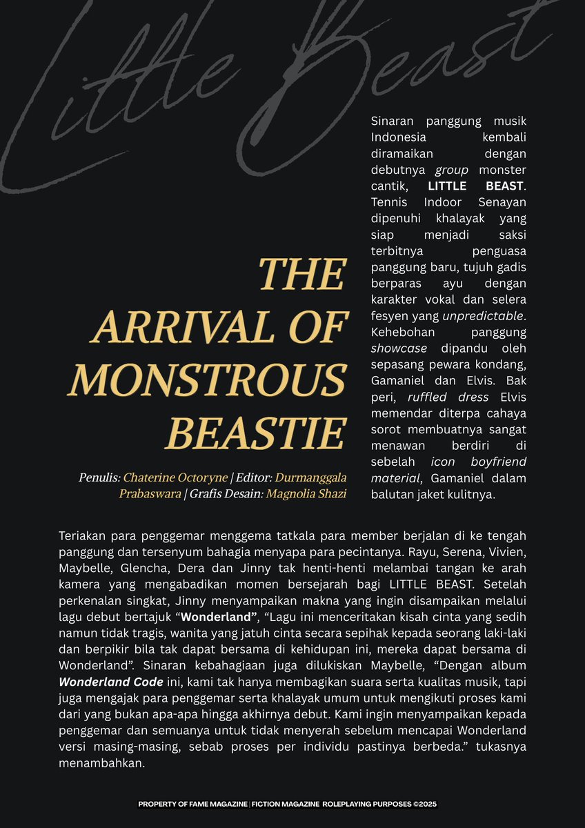 FAME Magazine tweet media