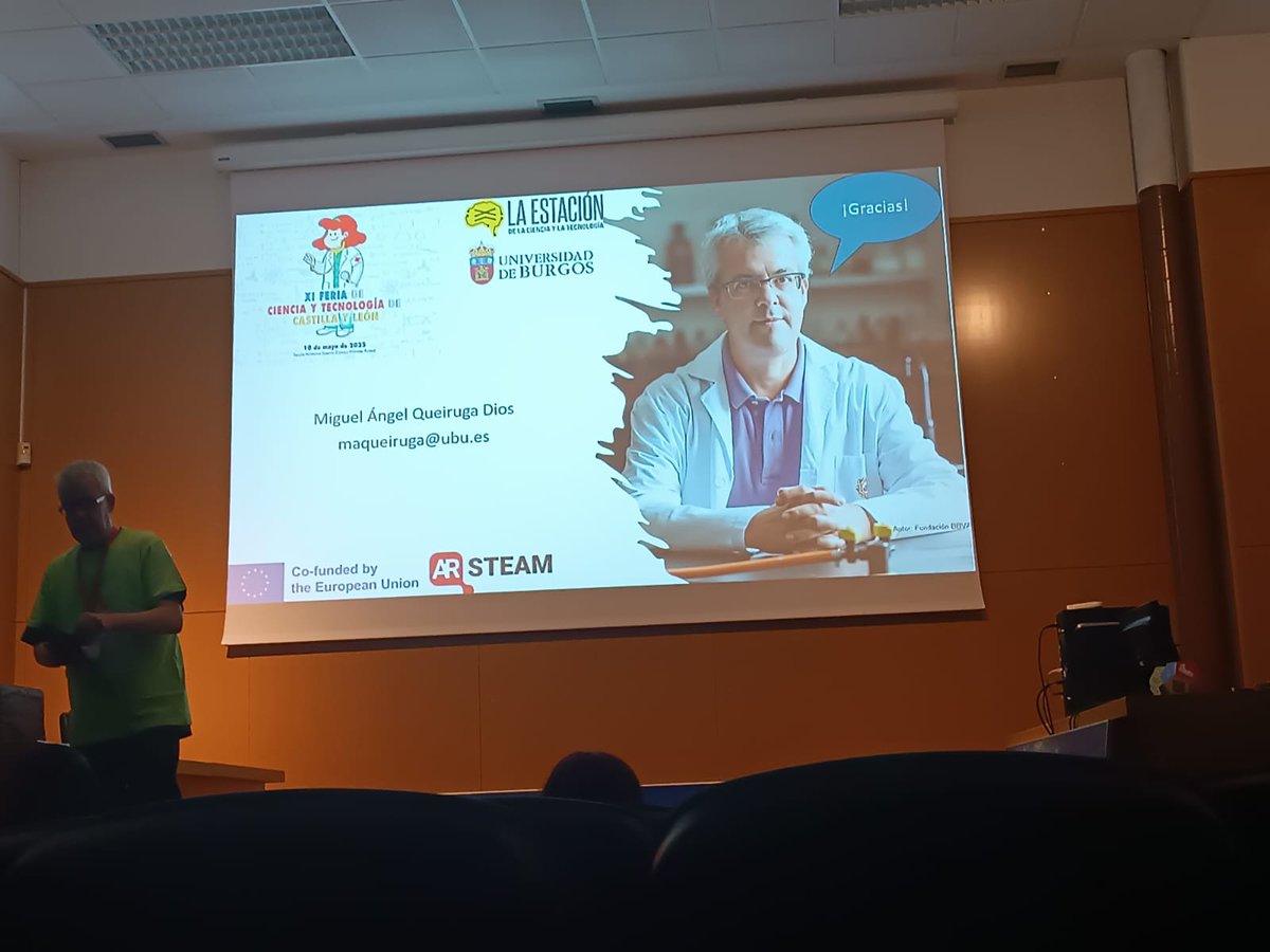 queiruga's tweet photo. #ARSTEAMapp en la Feria de la Ciencia y la Tecnología de Castilla y León
https://t.co/L5OE91OI56
#ErasmusPlus @sepiegob @UBUinvestiga @UBUEstudiantes @FECYT_Ciencia @laestacioncyt @ARSTEAMapp
¡Encantados de compartir! 😊 https://t.co/uwt3jk1IrV