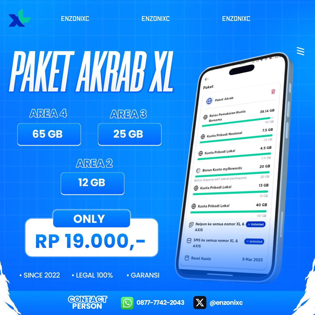 𝙀𝙣𝙯𝙤 | Akrab XL LEGAL tweet media