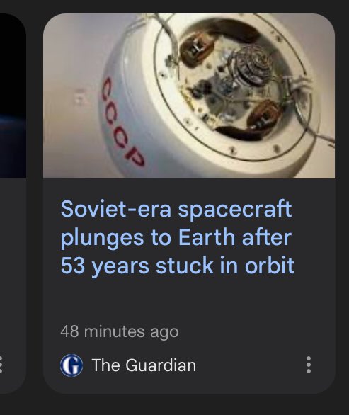 Bundan güzel film ismi olur
“53 Years Stuck in Orbit”
veya
“Orbitando até cair”