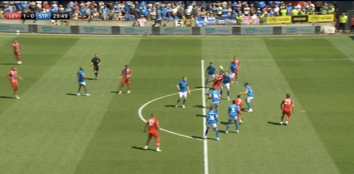 ianjamesprowse's tweet image. We’ve seen some awful decisions this season! But, you’ve got to feel a little sorry for Stockport with this offside not given 🫣 #bcfc