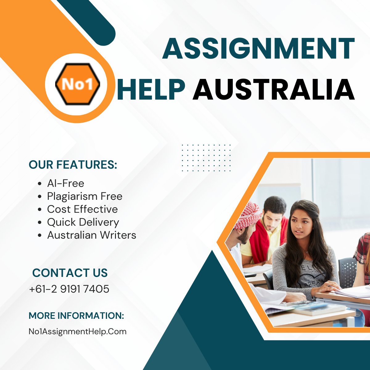 au_assignment's tweet image. Do you want to achieve straight A&apos;s? 📚No1AssignmentHelp.com guarantees it! ✅ Order our assignment writing services in Australia  and be confident in reaching your academic goals 

Features:
✅ AI-free
✅ Plagiarism-free

 Web: no1assignmenthelp.com/au/
#AssignmentHelpAustralia
