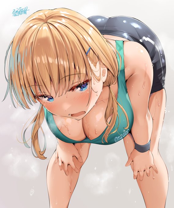 金髪ナースさん(スポーツウェア) 