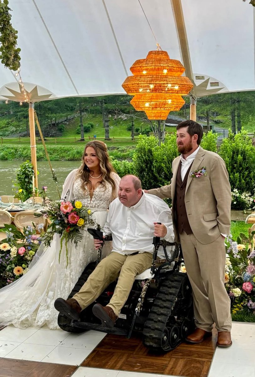 robimontgo's tweet photo. BIG shout-out to @NCWildlife and its Trackchair Program • This chair made it possible for my brother who has Cerebral Palsy able to attend his only nephews outdoor wedding in Crumpler NC last weekend. This is an amazing program. Thank you 🩵 #trackchair #wncdnr #conleywedding https://t.co/1Iiyij33wb