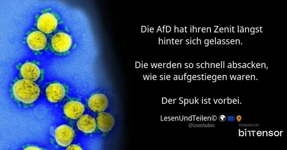 Climate_Inform's tweet photo. Dieses Narrativ müssen möglichst viele Menschen verbreiten. 

Die Mitläufer, die nur dabei sein wollten, um bei den „Gewinnern“ zu sein, die springen dann ab. 

Dadurch werden es weniger. Die Menschen sehen, die AfD steigt ab. Dann springen noch mehr ab. 

So funktioniert es. https://t.co/sjZAv56Gru